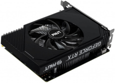 Видеокарта Palit GF RTX3050 STORMX OC 6Gb (NE63050S18JE-1072F, 96bit, GDDR6, HDMI+DVI+DP) RTL