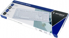 Клавиатура Gembird KB-8354U (USB, мультимедийная, white)