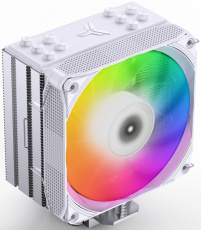 Вентилятор JONSBO PISA A5 (1150/1151/1155/1200/1700/FM1/FM2/AM2/AM3/AM4/AM5, 120mm, FDB, Al, 800-1850rpm, 37dBa, 5 тепловых трубок, DTH, 4pin, PWM, ARGB LED, 145W, white) RTL