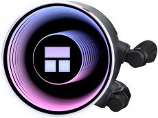 Водяное охлаждение Thermalright Frozen Notte 240 Black ARGB V2 (1150/1151/1155/1156/1200/1700/1851/2011/2066/AM3/AM4/AM5, Радиатор: Al, Водоблок: Cu, 2 вентилятора: S-FDB, 120mm, <2000rpm, <28dBa, 4pin, PWM, ARGB,  Помпа: 5300rpm, 28dBa, 4pin, 250W, ARGB,