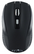 Мышь беспроводная Oklick 455MW (optical, 1600dpi, 2xAAA, black)
