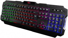 Клавиатура Smartbuy RUSH Warrior (SBK-308G-K, USB, радужная подсветка, игровая, мультимедийная, black)