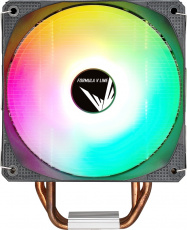 Вентилятор Formula V-LINE Ice Burg Plus ARPW 4P (1150/1151/1155/1156/1200/1700/2011/2066/FM1/FM2/AM2/AM3/AM4/AM5, 120mm, Al, Hydro, 800-1600rpm, 17-34dBa, 4 тепловые трубки, DTH, 4pin, PWM, ARGB LED, 140W, black) RTL