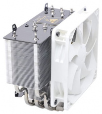 Вентилятор GlacialTech F101 Silent (E) (1150/1155/1156/1366/775/AM2/AM3/FM1/FM2, 120mm, Al, 1100rpm, 21dBa, 5 тепловых трубок, полированное основание, 3pin, 140W) RTL