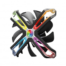 Вентилятор ZALMAN ZM-SF120 (120x120x26mm, FDB, Dual-Blade, 800-1500rpm, <28dBa, 4pin, PWM, RGB ready LED, black) RTL