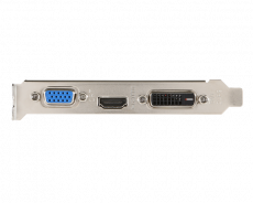 Видеокарта MSI GF GT730 1Gb (N730K-1GD5LP/OCV1, 64bit, GDDR5, DVI+HDMI+CRT) RTL