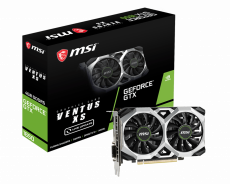 Видеокарта MSI GF GTX1650 VENTUS XS 4Gb (GTX 1650 VENTUS XS 4G, 128bit, GDDR5, HDMI+DP+DVI) RTL