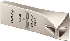Флеш накопитель USB 2.0 32Gb FUMIKO MADRID (FMD-04, silver)