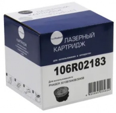 Картридж лазерный NetProduct 106R02183A (чёрный, 2300 стр., Xerox Phaser 3010/3040/3045B/3045NI)