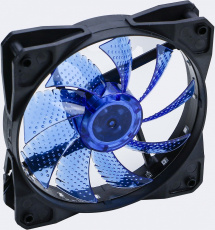 Вентилятор Digma DFAN-LED-BLUE (120x120x25mm, Hydro, 1200rpm, 23dBa, 3+4pin, blue LED, black-blue) RTL