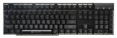 Клавиатура Oklick 780G Slayer (USB, игровая, с трёхцветной регулируемой подсветкой, мультимедийная, black)