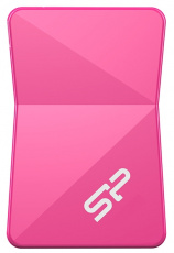 Флеш накопитель USB 2.0 16Gb Silicon Power Touch T08 (SP016GBUF2T08V1H, pink)