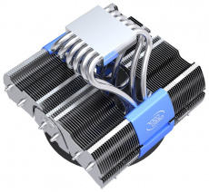 Вентилятор DEEPCOOL FIEND SHARK (1150/1155/1156/1366/2011/775/AM2/AM3/FM1/FM2, 140mm, Al, 700-1400rpm, 18-32dBa, 6 тепловых трубок, 4pin, 150W) RTL