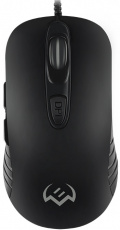 Мышь Sven RX-G820 (USB, optical, 4800dpi, игровая, RGB подсветка, программируемая, soft-touch, 1.8m, black)