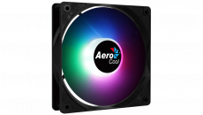 Вентилятор AeroCool Frost 12 (120x120x25mm, Sleeve, 1000rpm, 24dBa, 3+4pin, RGB fixed LED, black-white) RTL