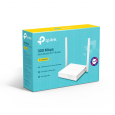 Роутер TP-LINK TL-WR844N (300Mbps, 2.4GHz, 4 ports, 100Mbps, 2 внешние несъёмные антенны 5dBi, white)