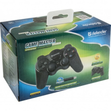 Геймпад Defender GAME MASTER WIRELESS (беспроводной, до 10м., 3xААА, black)
