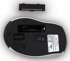 Мышь беспроводная Oklick 412MW (optical, 800dpi, 2*AAA, black-silver)