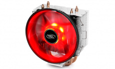Вентилятор DEEPCOOL GAMMAXX 300R (1150/1151/1155/1200/1700/AM4/AM5, 120mm, 900-1600rpm, 18-21dBa, 3 тепловые трубки, 4pin, 130W, red LED) RTL