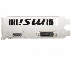 Видеокарта MSI GF GT1030 2Gb (GT 1030 AERO ITX 2GD4 OC, 64bit, DDR4, DVI+HDMI) RTL