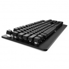 Клавиатура Гарнизон GK-310G (USB, синяя подсветка, антифантомные механизированные клавиши, игровая, мультимедийная, промо-код "Survarium", black)