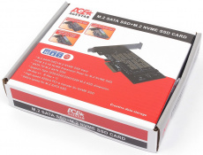 Контроллер AgeStar AS-MC02 (PCI-E Gen3 x4, M2 SSD NVMe + M2 SSD SATA) RTL
