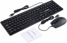 Набор клавиатура + мышь Gembird KBS-9050 (black)