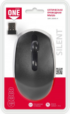 Мышь беспроводная Smartbuy ONE (SBM-280AG-K, optical, 1600dpi, AA, бесшумный клик, black)