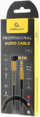 Кабель аудио 3.5mm Jack (m) - 3.5mm Jack (m) 1.8m (CCAB-02-35MMLC-1.8MO, угловой, orange) Cablexpert