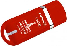 Флеш накопитель USB 2.0 16Gb FUMIKO MOSCOW (FMW-13, 30MB/s, red)