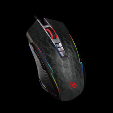 Мышь A4Tech Bloody P93s (USB, optical, 8000dpi, игровая, RGB подсветка, snake)