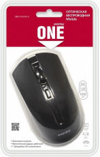 Мышь беспроводная Smartbuy ONE (SBM-342AG-K, optical, 1600dpi, AA, black)