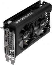 Видеокарта Palit GF RTX3050 DUAL OC V1 8Gb (NE63050S18P1-1070D, 128bit, GDDR6, HDMI+DVI+DP) RTL