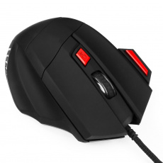 Мышь Гарнизон ХАРА GM-720G (USB, optical, 2400dpi, игровая, промо-код "Survarium", 1.5m, black)