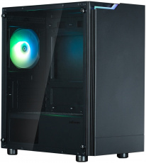 Корпус ZALMAN T4 PLUS (без БП, mATX, USB3.0, 1x ARGB Fan, black)
