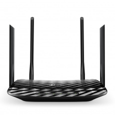 Роутер TP-LINK Archer C6 (1167Mbps, 2.4/5GHz, 4 ports, 1000Mbps, 4 внешние несъёмные антенны, black)