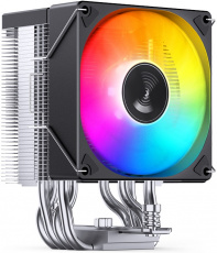 Вентилятор JONSBO CR-1400 EVO ARGB (1150/1151/1155/1200/1700/AM4/AM5, 92mm, Hydro, Al, 800-2200rpm, 22-34dBa, 4 тепловые трубки, DTH, 4pin, PWM, ARGB LED, 130W, black) RTL