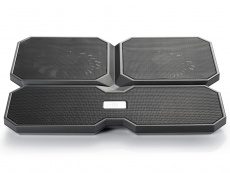 Подставка для ноутбука DEEPCOOL MULTI CORE X6 (15.6", 2x140mm + 2x100mm Fan, USB, black)