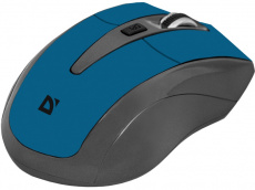 Мышь беспроводная Defender Accura MM-965 (optical, 1600dpi, 2xAAA, grey-blue)
