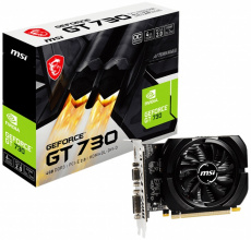 Видеокарта MSI GF GT730 4Gb (N730K-4GD3/OCV1, 64bit, DDR3, DVI+HDMI+CRT) RTL