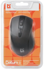 Мышь беспроводная Defender Datum MM-265 (optical, 1600dpi, 2xAAA, black)