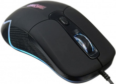 Мышь Oklick RACER 965G (USB, optical, 2400dpi, игровая, подсветка, soft-touch, 1.5m, black)