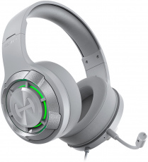 Наушники Edifier G30 II (полноразмерные закрытые, подключение по USB, с микрофоном, регулятор, RGB подсветка, игровые, виртуальный объёмный звук 7.1, 2.5m, grey)