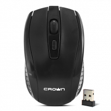 Клавиатура+мышь беспроводные Crown CMMK-954W (Black, 104 клавиши,  мышь  , 4 кнопки, 1000 DPI, 2.4Ггц, 1 nano ресивер, USB)