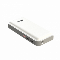 Внешний аккумулятор Ritmix RPB-10001L (литий-ионный, 10000mAh, 2*USB - 2.1A max, вход 2А, white)