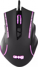 Мышь Oklick GMNG 950GM (USB, optical, 7200dpi, игровая, RGB подсветка, программируемая, soft-touch, 1.5m, black)