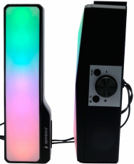 Колонки Defender SPK-620 (10W, Bluetooth, USB, RGB подсветка, 1.3m, black)