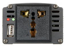 Преобразователь напряжения Digma DCI-150 (12V входное, 220V выходное напряжение, в прикуриватель, USB 0.5A, мощность 150W)