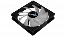 Вентилятор AeroCool Frost 12 PWM (120x120x25mm, Sleeve, 500-1500rpm, 24dBa, 4pin, PWM, RGB fixed LED, black-white) RTL