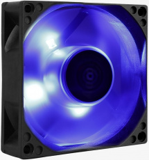 Вентилятор AeroCool Motion 8 Blue-3P (80x80x25mm, Hydro, 2000rpm, 25dBa, 3pin, blue LED, black-blue) RTL